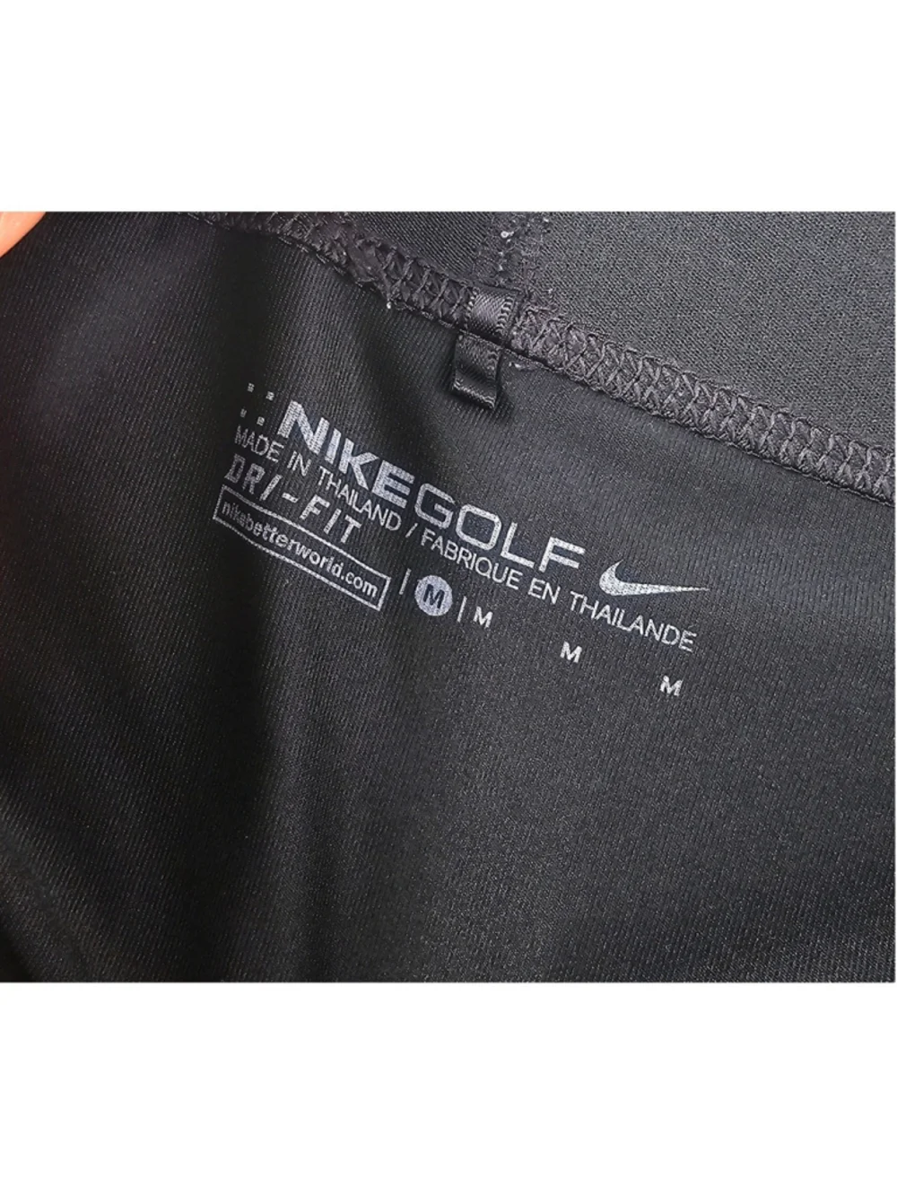 Nike dri fit golf black white striped tennis pickleball skort stretch waist M